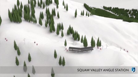 Rendering of the Squaw Valley angle station near KT-22.