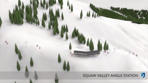 Rendering of the Squaw Valley angle station near KT-22.