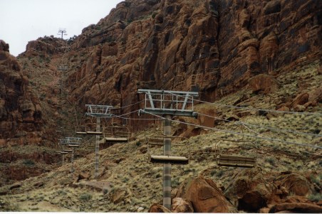 The Moab Scenic Skyway scaled the Moab Rim.