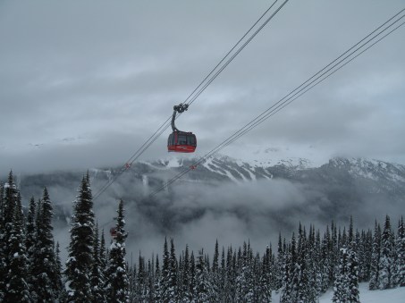 Whistler-Blackcomb's Peak 2 Peak Gondola.