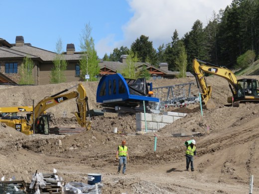 Moving along at Snow King Mountain, WY.