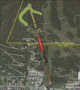 New and old Rafferty lift lines.