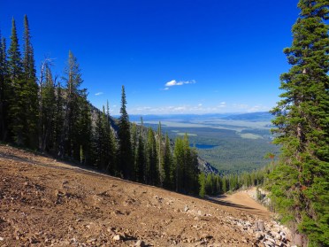 The new Ridge Run has an awesome view of Granite Canyon and Phelps Lake.