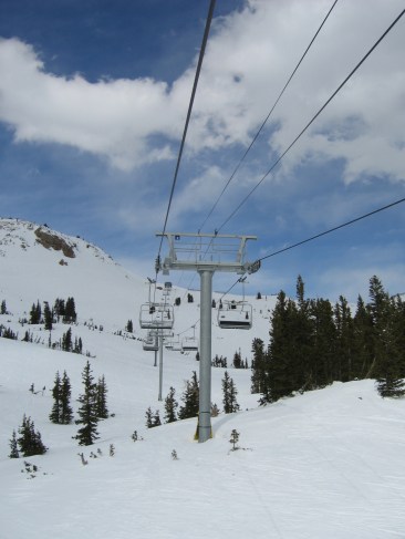 If you look closely, the Baldy Express at Snowbird does not run in a straight line. Don't worry, this was by design and it's been done a number of times.
