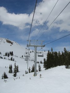 If you look closely, the Baldy Express at Snowbird does not run in a straight line. Don't worry, this was by design and it's been done a number of times.
