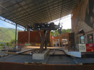 Summit terminal of the Iron Mountain Tramway.