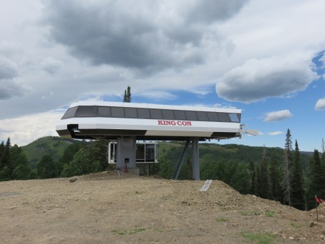 Top of the new Motherlode lift.  Obviously it still needs to be painted.
