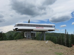 Top of the new Motherlode lift.  Obviously it still needs to be painted.
