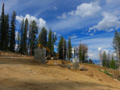 Top terminal site ready for a crane and some steel.