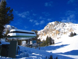 Snowbasin's Mt. Allen Tram, built for the 2002 Olympics, is the steepest lift in North America.