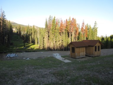 The Stagecoach lift was partially completed before Moonlight Basin went bankrupt in 2009.