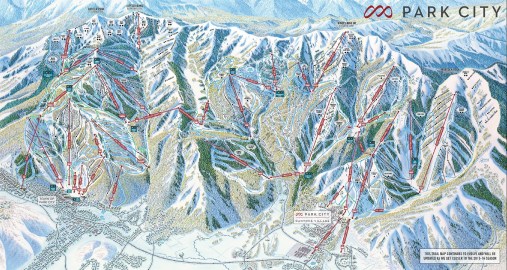 Park City Mountain's new trail map!