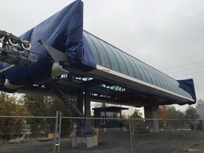 Prototype detachable terminal at Doppelmayr in Wolfurt. Photo credit: Michael Simons