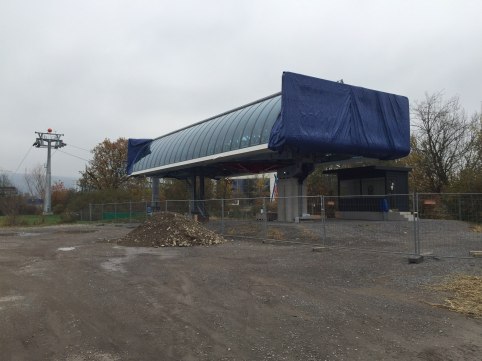 Doppelmayr prototype unfinished in November 2014. Photo credit: Michael Simons