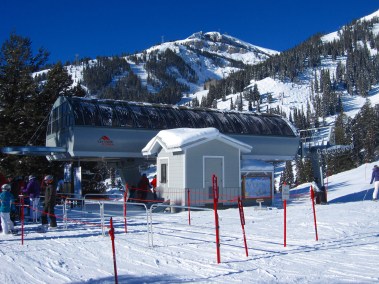 Casper has the best lift shacks on the mountain with lots of space.
