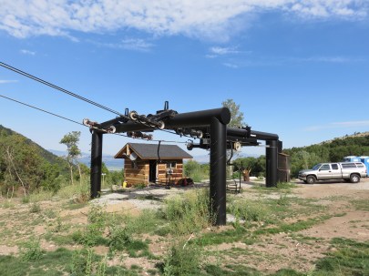Gateway chairlift which came from Blackcomb, BC.