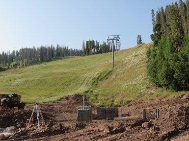 The bottom terminal will have a loading carpet.