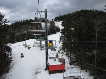 Tote Road has loading and unloading at each end.