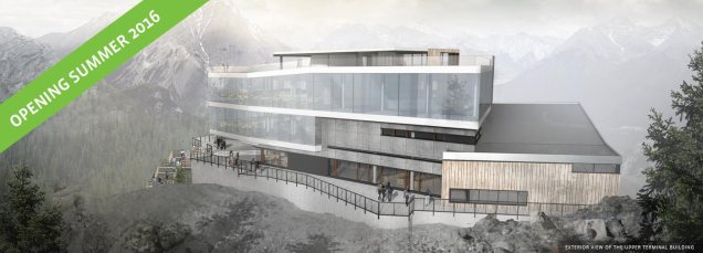 Banff's new gondola terminal building looks like it's straight out of Europe.