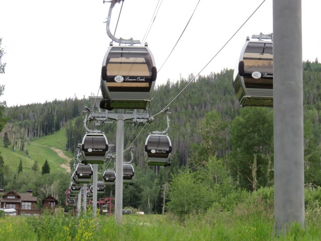Beaver Creek's Buckaroo Gondola is among the shortest detachable lifts but makes for a perfect beginner lift.