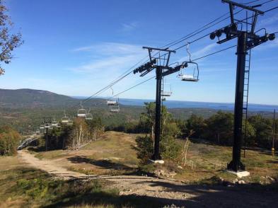 Camden Snow Bowl's new 30-year old Riblet chairlift.