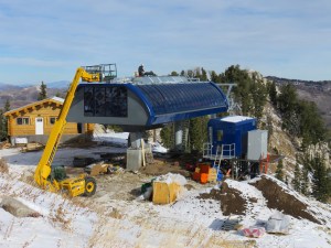 Finishing up at the drive terminal.