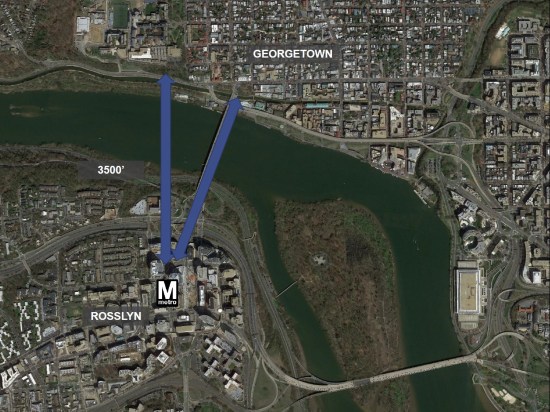 georgetown rosslyn routes