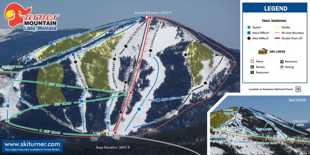 Turner Mtn Map